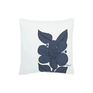 Svanefors Kissenbezug Aster XL 45x45cm Blau