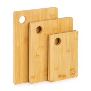 3-teiliges Bambus-Schneidebrett-Set
