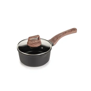 Soßentopf mit Deckel Rosmarino Black Line II – 18 cm