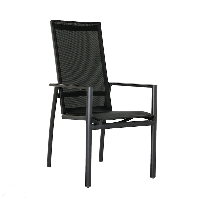 Zeo Living Stapelstuhl DL51 HL Aluminium verstellbar anth./black