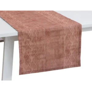 Pichler Tischläufer Jewel 50x150cm ziegelrot