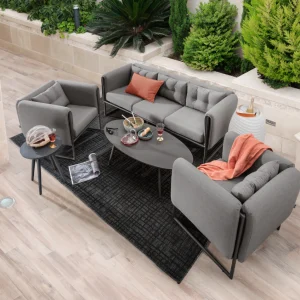 Zeo Living Lounge-Gruppe Sunbrella 5tlg.